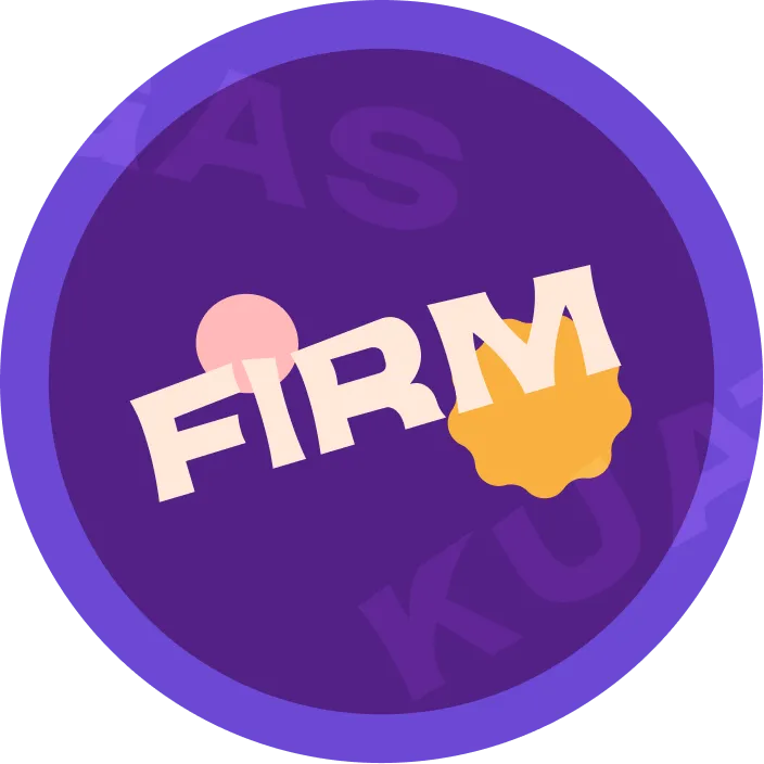 “Firm” sticker